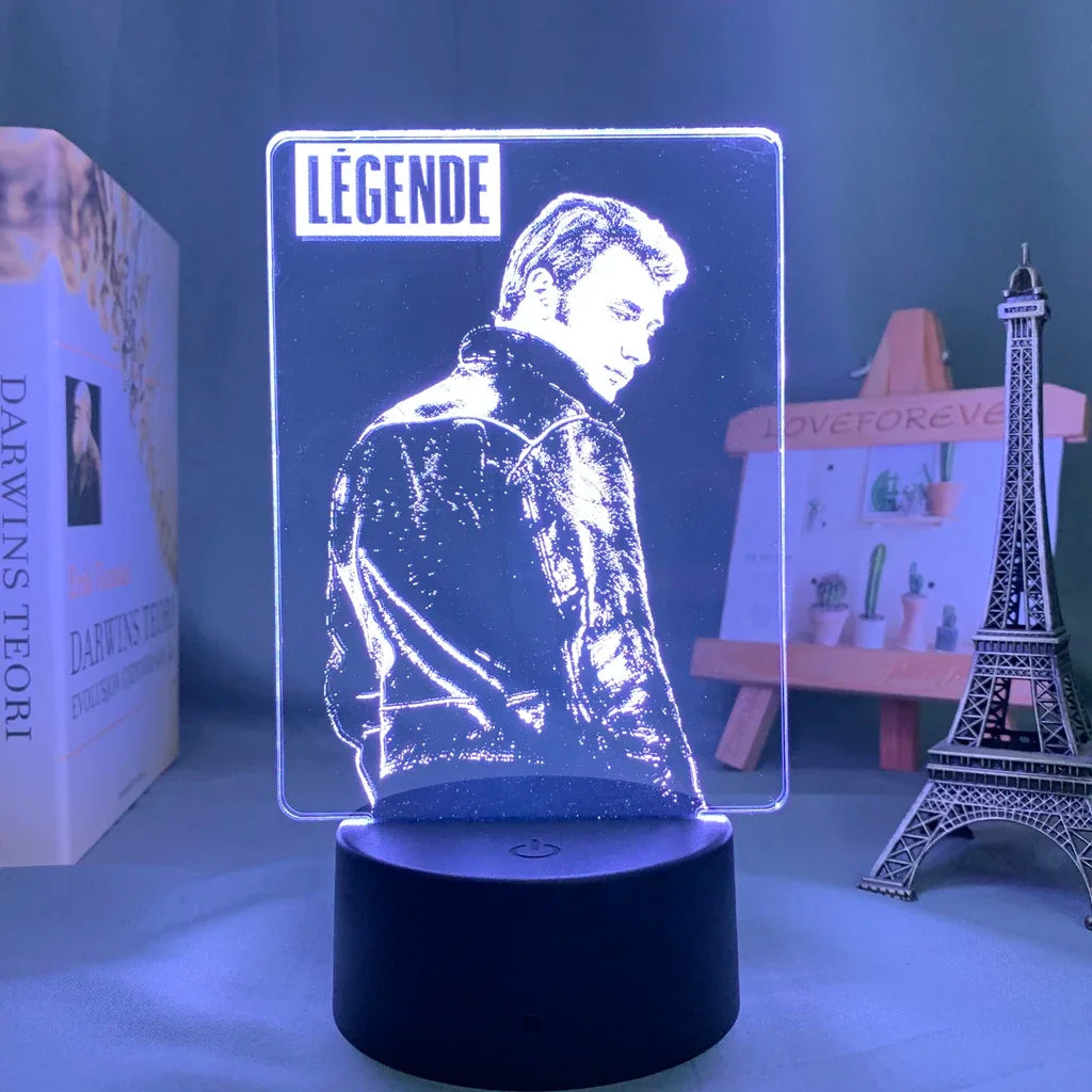 Lampe Johnny Hallyday Modèle 3 – Le Taulier