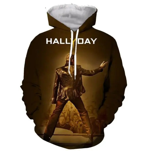 Sweat-shirt à capuche Johnny Hallyday #6