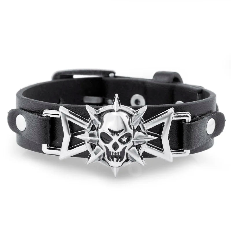 Bracelet Johnny Hallyday en Cuir