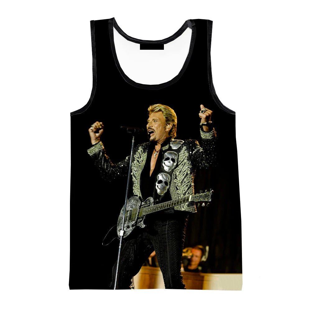 Débardeur Johnny Hallyday Mon pays c'est l'amour main image 1