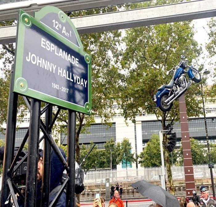 Les esplanades Johnny Hallyday