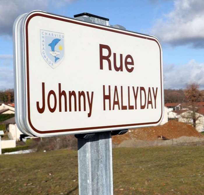 Les rues Johnny Hallyday
