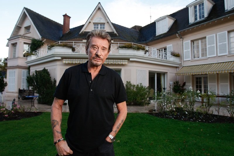 Les villas et maisons de Johnny Hallyday