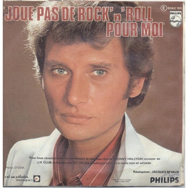 Paroles de Johnny Hallyday : "Joue pas de rock’n’roll pour moi"