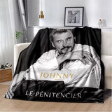 Couverture en flanelle Johnny Hallyday - 22 modèles