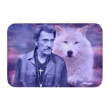 Petit tapis Johnny Hallyday 40 cm x 60 cm - 24 modèles