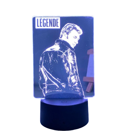 Lampe Johnny Hallyday modèle 5 - Lampe - Le Taulier - boutique Johnny Hallyday