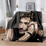 Couverture en flanelle Johnny Hallyday - 22 modèles
