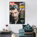 Affiche en satin Johnny Hallyday - 20 modèles - Affiche - Le Taulier - boutique Johnny Hallyday