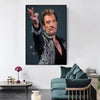 Affiche en satin Johnny Hallyday - 20 modèles - Affiche - Le Taulier - boutique Johnny Hallyday