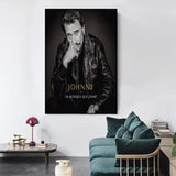 Affiche en satin Johnny Hallyday - 20 modèles - Affiche - Le Taulier - boutique Johnny Hallyday