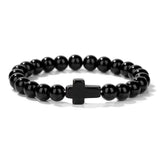 Bracelet de perles Johnny Hallyday Croix - 15 modèles - Bracelet - Le Taulier - boutique Johnny Hallyday
