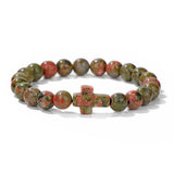 Bracelet de perles Johnny Hallyday Croix - 15 modèles - Bracelet - Le Taulier - boutique Johnny Hallyday
