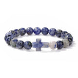 Bracelet de perles Johnny Hallyday Croix - 15 modèles - Bracelet - Le Taulier - boutique Johnny Hallyday