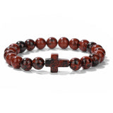 Bracelet de perles Johnny Hallyday Croix - 15 modèles - Bracelet - Le Taulier - boutique Johnny Hallyday