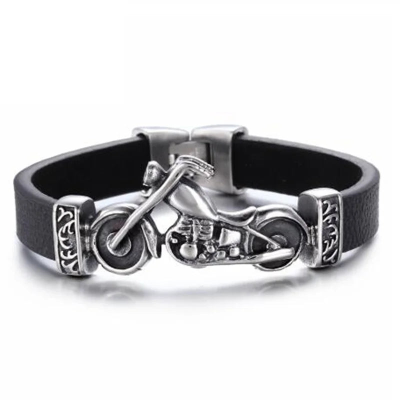 Bracelet Johnny Hallyday en Cuir | Le
