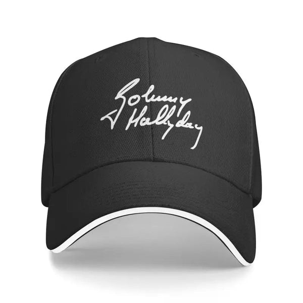 Casquette Johnny Hallyday Signature - 7 couleurs - Casquette - Le Taulier - boutique Johnny Hallyday