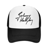 Casquette Johnny Hallyday Signature modèle 3 - 9 couleurs - Casquette - Le Taulier - boutique Johnny Hallyday