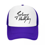 Casquette Johnny Hallyday Signature modèle 3 - 9 couleurs - Casquette - Le Taulier - boutique Johnny Hallyday