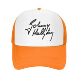 Casquette Johnny Hallyday Signature modèle 3 - 9 couleurs - Casquette - Le Taulier - boutique Johnny Hallyday