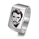 Chevalière Johnny Hallyday - 2 modèles - Bague - Le Taulier - boutique Johnny Hallyday