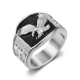 Chevalière Johnny Hallyday Aigle modèle 2 - 2 modèles - Bague - Le Taulier - boutique Johnny Hallyday