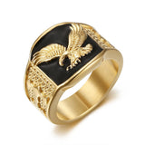 Chevalière Johnny Hallyday Aigle modèle 2 - 2 modèles - Bague - Le Taulier - boutique Johnny Hallyday