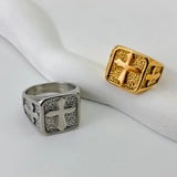 Chevalière Johnny Hallyday Croix - 2 modèles - Bague - Le Taulier - boutique Johnny Hallyday