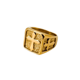 Chevalière Johnny Hallyday Croix - 2 modèles - Bague - Le Taulier - boutique Johnny Hallyday