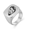 Chevalière Johnny Hallyday Hommage - 13 modèles argent - Bague - Le Taulier - boutique Johnny Hallyday