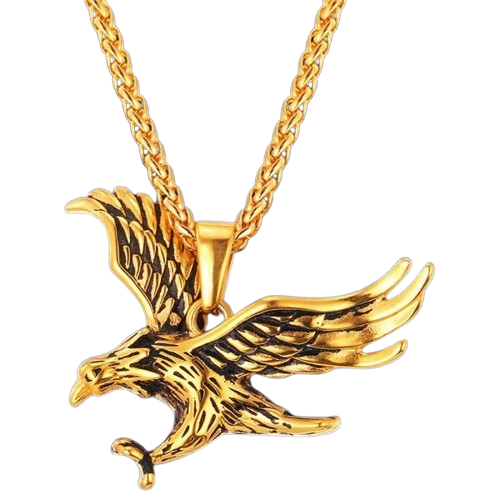 Collier pendentif Johnny Hallyday - Couleur doré – Bijouxmode Collier pendentif Johnny Hallyday - Couleur doré – Bijouxmode