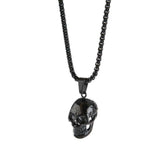 Collier pendentif Johnny Hallyday Crâne - 3 modèles - Collier - Le Taulier - boutique Johnny Hallyday