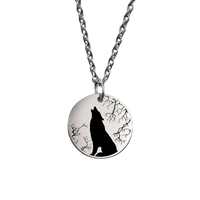 Collier pendentif Johnny Hallyday Loup - 3 modèles - boutique Johnny Hallyday - bijoux Johnny Hallyday - Le Taulier