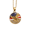 Collier pendentif Johnny Hallyday Médaillon Aigle America - 3 modèles - Collier - Le Taulier - boutique Johnny Hallyday