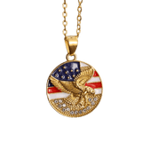 Collier pendentif Johnny Hallyday Médaillon Aigle America - 3 modèles - Collier - Le Taulier - boutique Johnny Hallyday