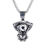 Collier pendentif Johnny Hallyday Motard modèle 2 - Collier - Le Taulier - boutique Johnny Hallyday