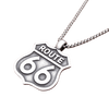 Collier pendentif Johnny Hallyday Route 66 - Collier - Le Taulier - boutique Johnny Hallyday