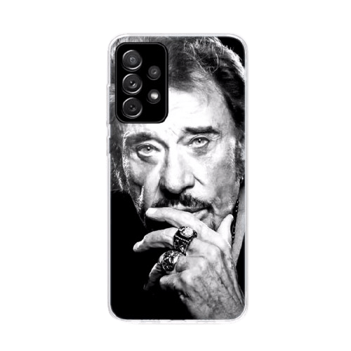 Coque de téléphone Johnny Hallyday Samsung Galaxy A40, A41, A42 5G, A50, A50S, A51 4G, A52, A52S 5G, A53, A54 - 10 modèles - Coque de téléphone - Le Taulier - boutique Johnny Hallyday