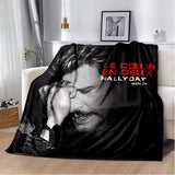 Couverture en flanelle Johnny Hallyday - 22 modèles - Couverture - Le Taulier - boutique Johnny Hallyday