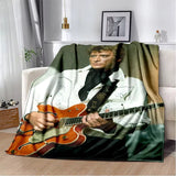 Couverture en flanelle Johnny Hallyday - 22 modèles - Couverture - Le Taulier - boutique Johnny Hallyday