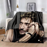 Couverture en flanelle Johnny Hallyday - 22 modèles - Couverture - Le Taulier - boutique Johnny Hallyday