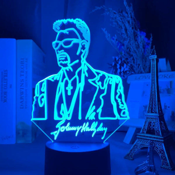 Lampe Johnny Hallyday modèle 10 - Lampe - Le Taulier - boutique Johnny Hallyday