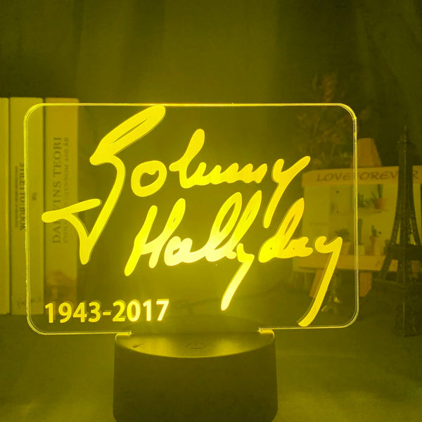 Lampe Johnny Hallyday modèle 11 - Lampe - Le Taulier - boutique Johnny Hallyday