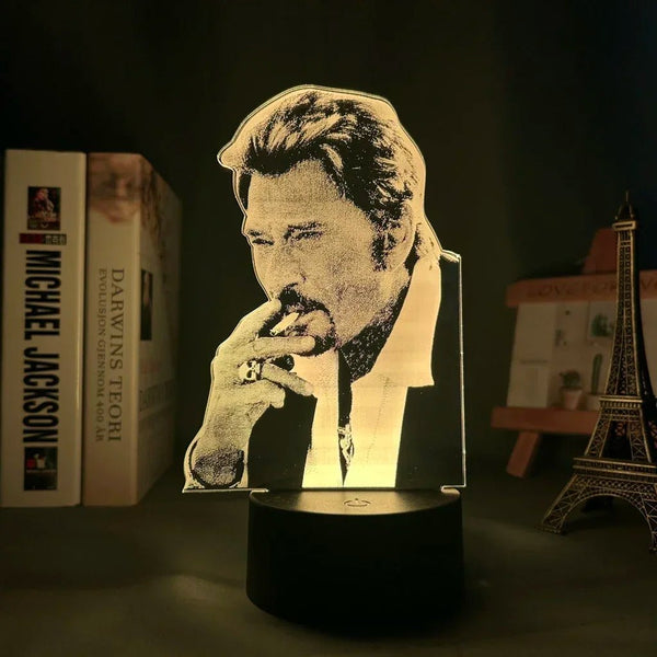 Lampe Johnny Hallyday modèle 3 - Lampe - Le Taulier - boutique Johnny Hallyday