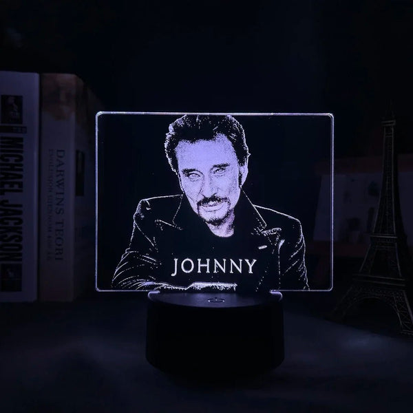 Lampe Johnny Hallyday modèle 4 - Lampe - Le Taulier - boutique Johnny Hallyday