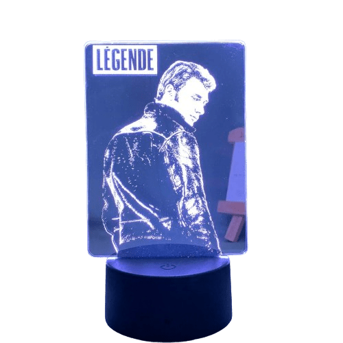 Lampe Johnny Hallyday modèle 5 - Lampe - Le Taulier - boutique Johnny Hallyday