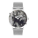 Montre Johnny Hallyday modèle 25 - Bracelet métal 2 couleurs - Montre - Le Taulier - boutique Johnny Hallyday