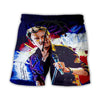 Short Johnny Hallyday - 12 modèles - Short - Le Taulier - boutique Johnny Hallyday