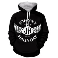 Sweat - shirt à capuche Johnny Hallyday modèle 19 - boutique Johnny Hallyday - bijoux Johnny Hallyday - Le Taulier