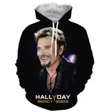 Sweat - shirt à capuche Johnny Hallyday modèle 20 - Sweat - shirt - Le Taulier - boutique Johnny Hallyday